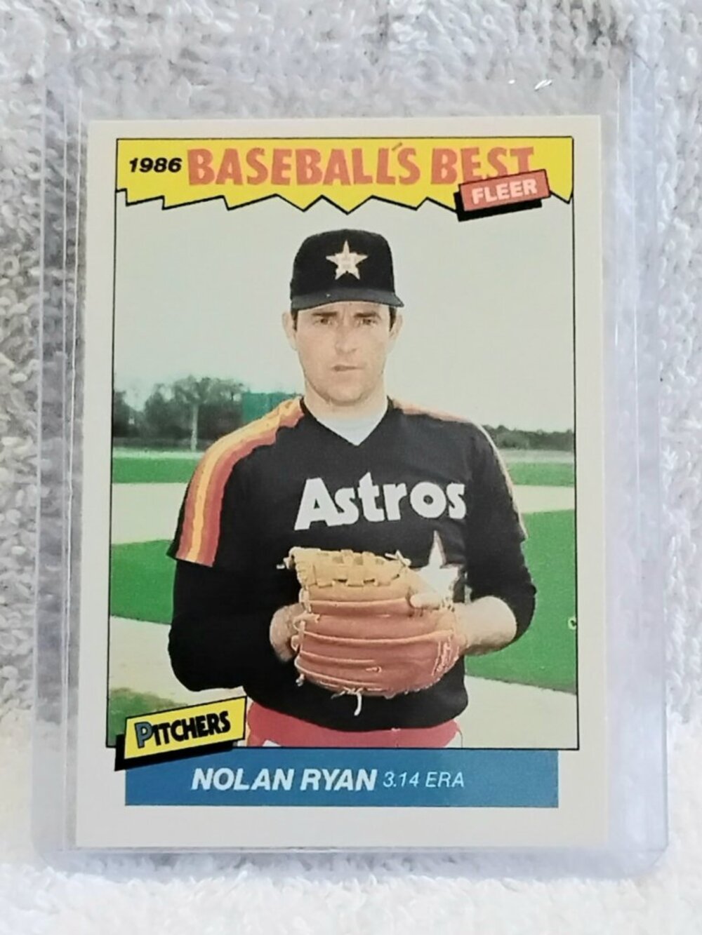 5/$20 Mint 1986 Fleer Nolan Ryan Baseball's Best Pitchers MLB Card 30!!